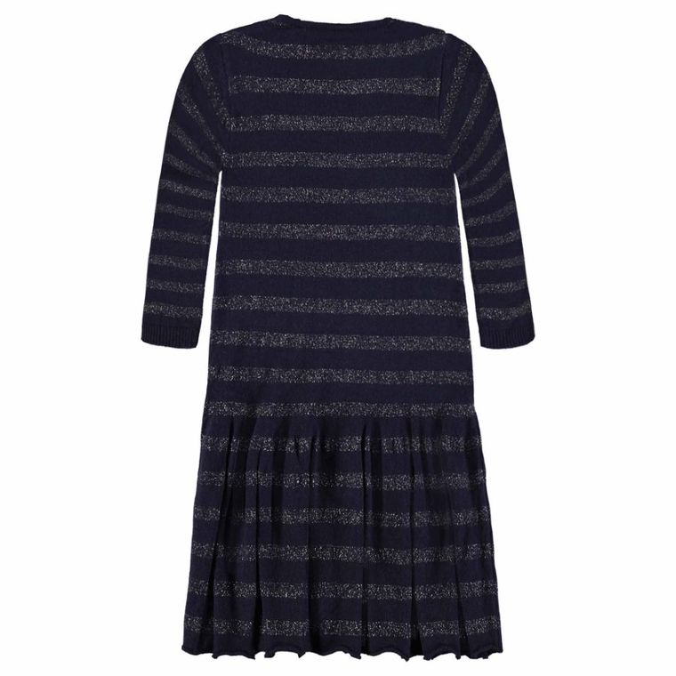 Sukienka dziewczęca z długim rękawem, czarna, Marc O'Polo