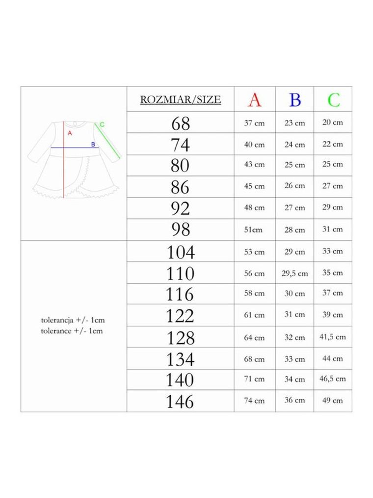 Sukienka dziewczęca z długim rękawem, czerwona, Nicol