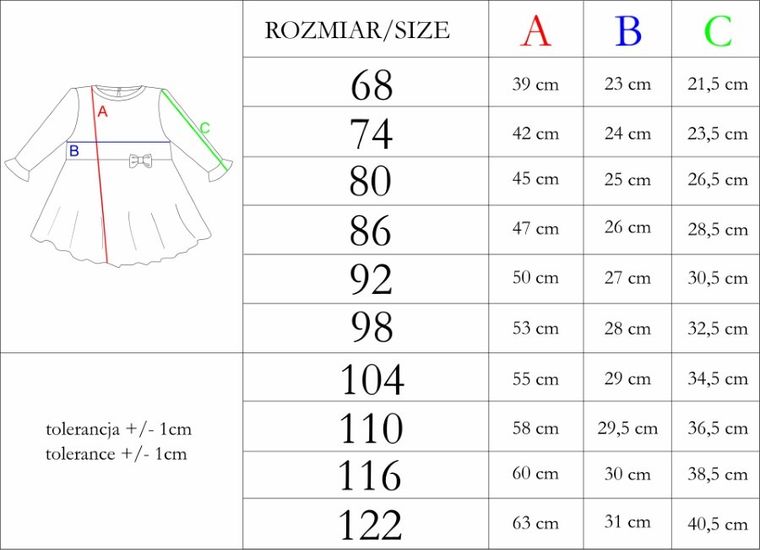 Sukienka dziewczęca z długim rękawem, ecru, Nicol