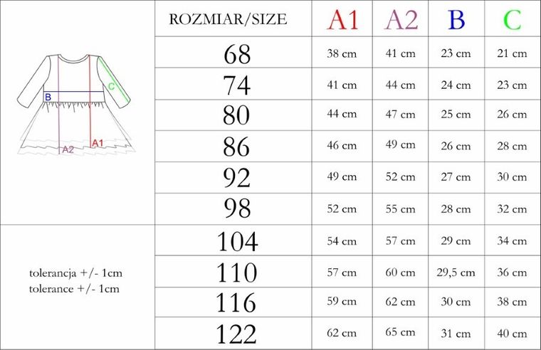Sukienka dziewczęca z długim rękawem, mix, Nicol