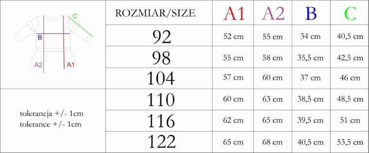 Sukienka dziewczęca z długim rękawem, mix, Nicol