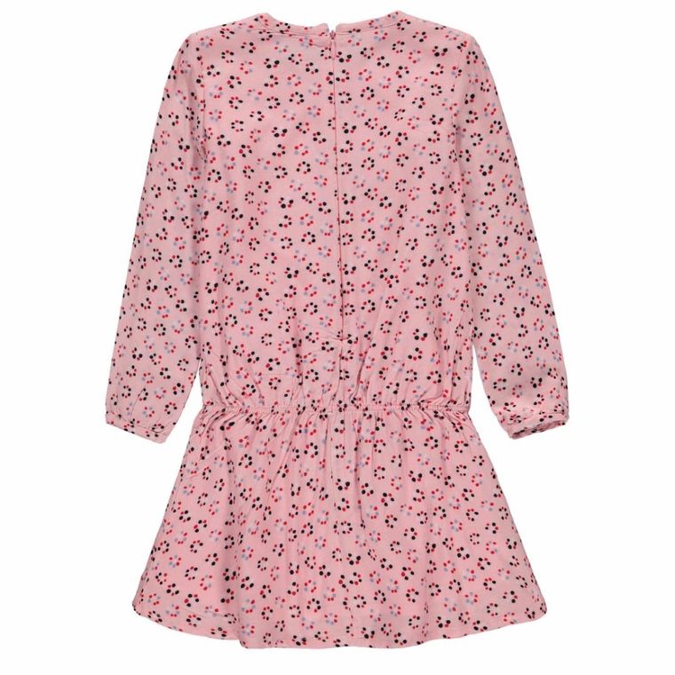 Sukienka dziewczęca z długim rękawem, różowa, Marc O'Polo