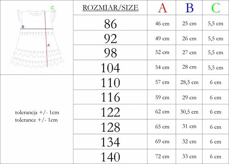 Sukienka dziewczęca z krótkim rękawem, biała, Nicol