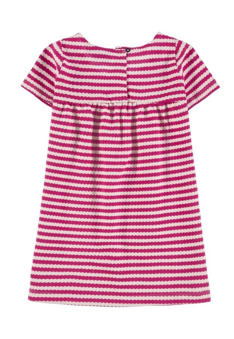 Sukienka dziewczęca z krótkim rękawem, różowa, Tom Tailor