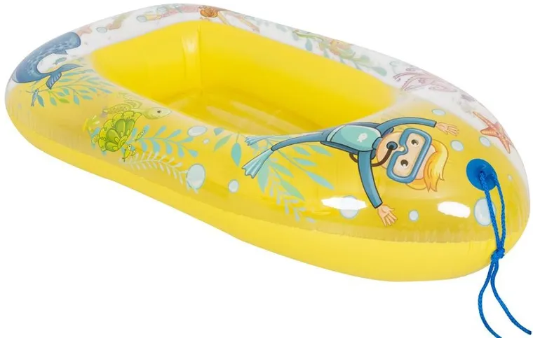 Sun Club, ponton plażowy, żółty, 112-70 cm