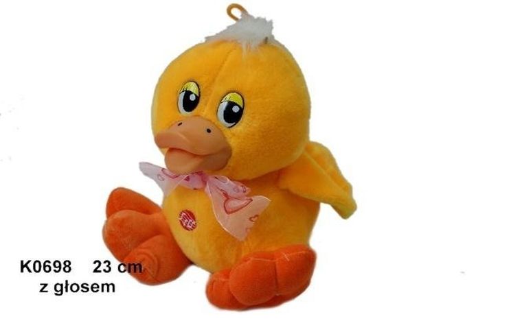 Sun-day, Kaczka, maskotka z głosem, 23 cm