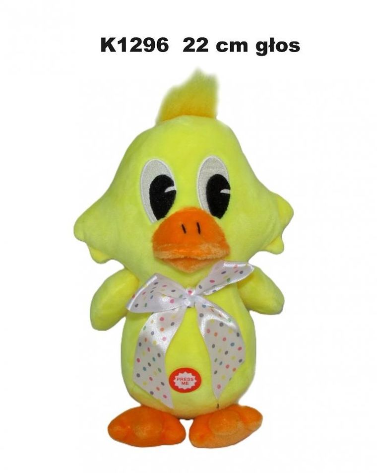 Sun-Day, Kaczka z głosem, maskotka, 22 cm