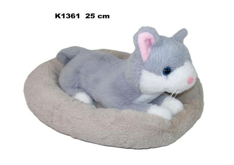 Sun-Day, Kot w legowisku, maskotka, 25 cm