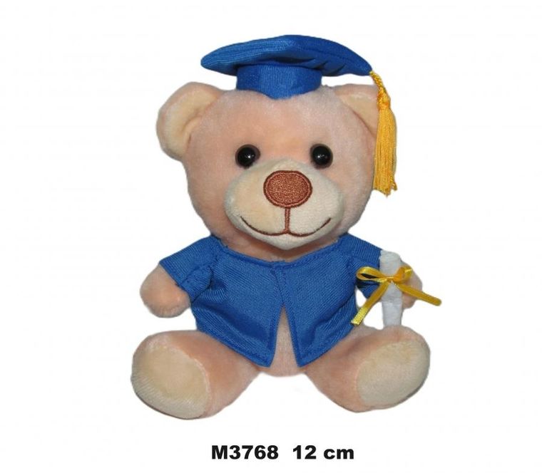 Sun-Day, Miś Siedzący Student, maskotka, 12 cm