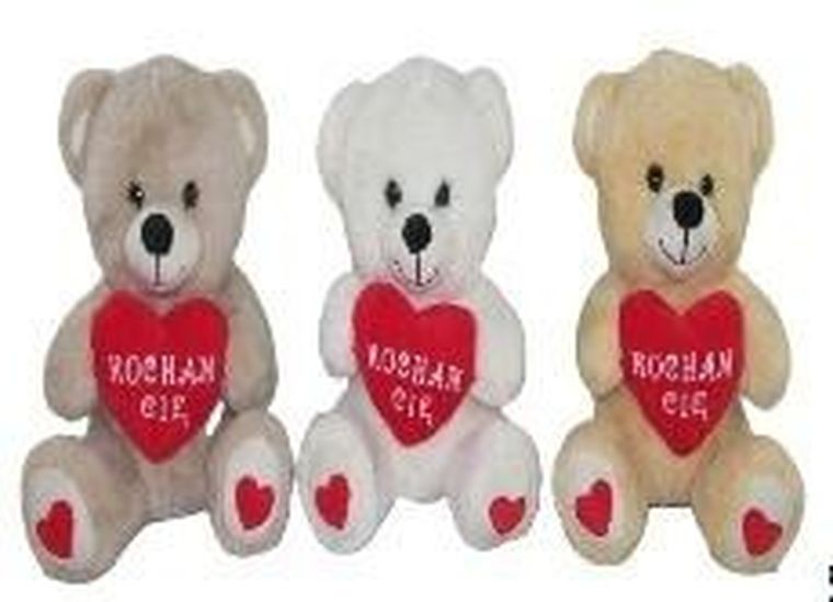 Sun-Day, Miś z sercem, Kocham Cię, maskotka, 40 cm, 1 szt.