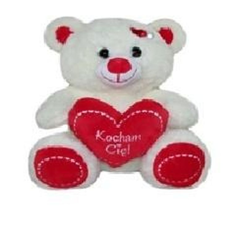 Sun-Day, Miś z sercem, Kocham Cię, maskotka, 50 cm