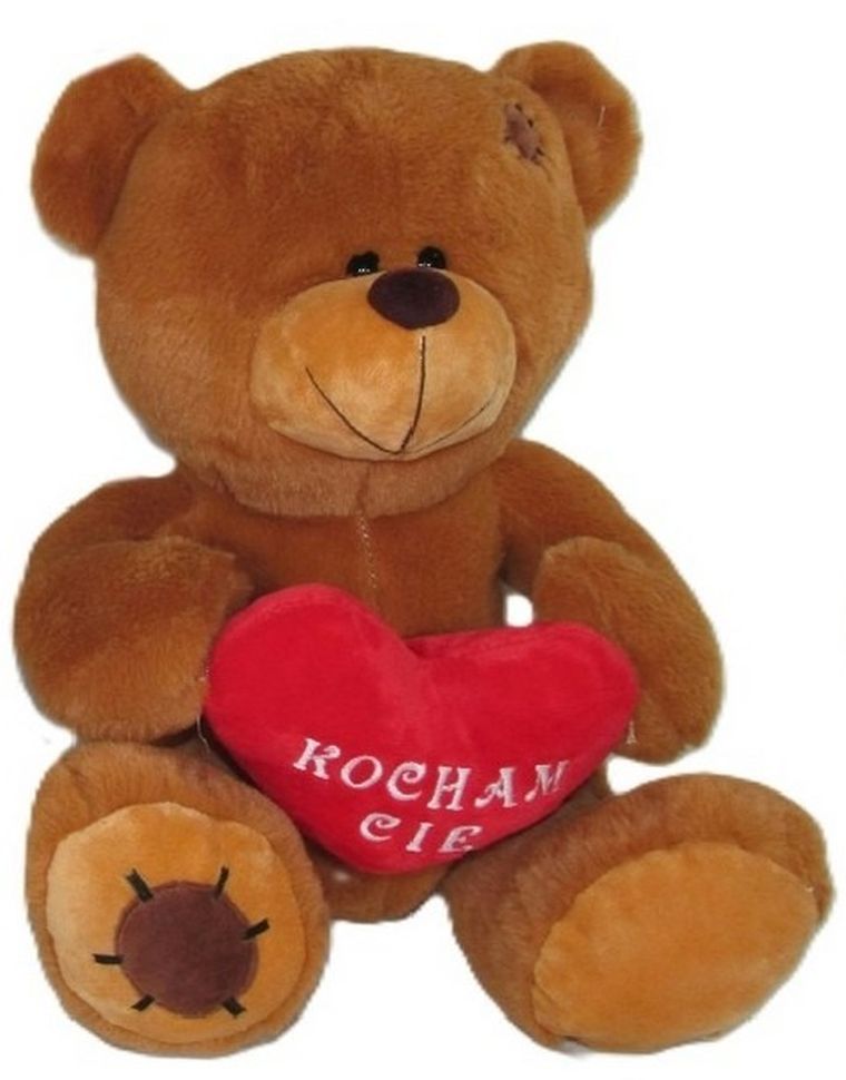 Sun-Day, Miś z sercem, maskotka, 25 cm, 1 szt.