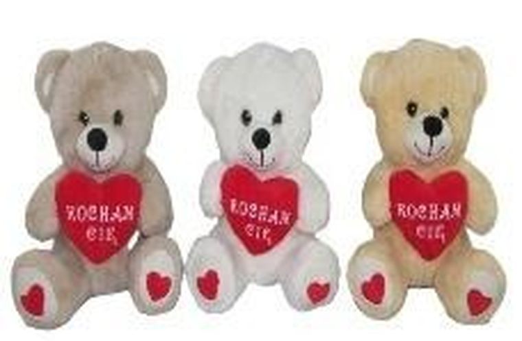 Sun-Day, Miś z sercem, maskotka, 25 cm, 1 szt.