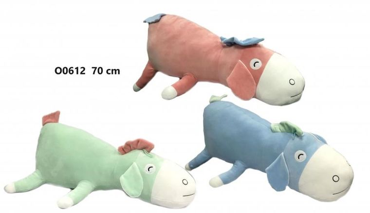 Sun-Day, Osioł, maskotka, poduszka, 70 cm, 1 szt.