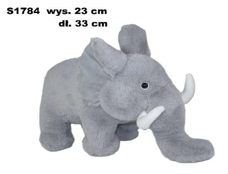 Sun-Day, Słoń, maskotka, 33 cm
