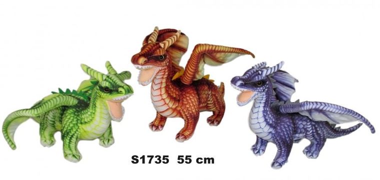 Sun-Day, smok, maskotka, 55 cm, 1 szt.