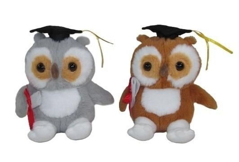 Sun-Day, Sowa, maskotka, 15 cm, 1 szt.