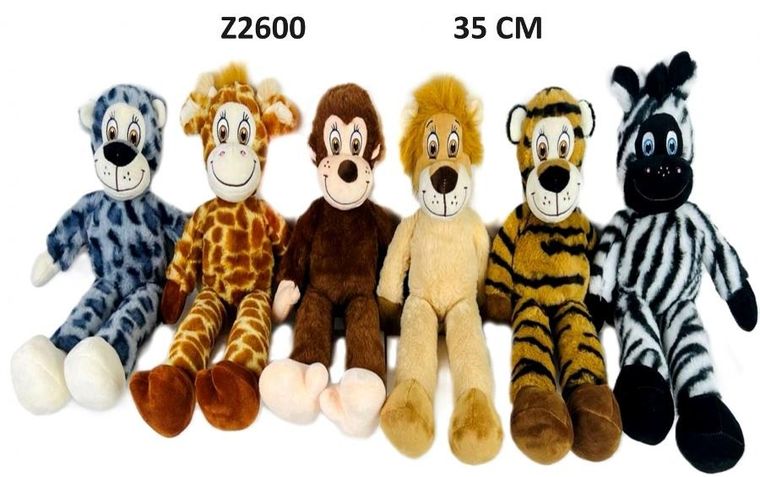 Sun-Day, Zwierzęta, dżungla, maskotka, 35 cm, 1 szt.