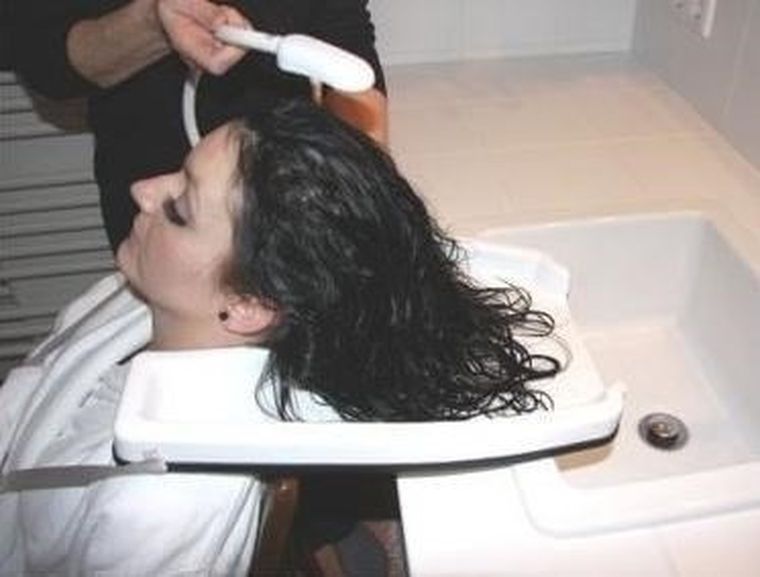 Sundo, Rynna, taca do mycia włosów