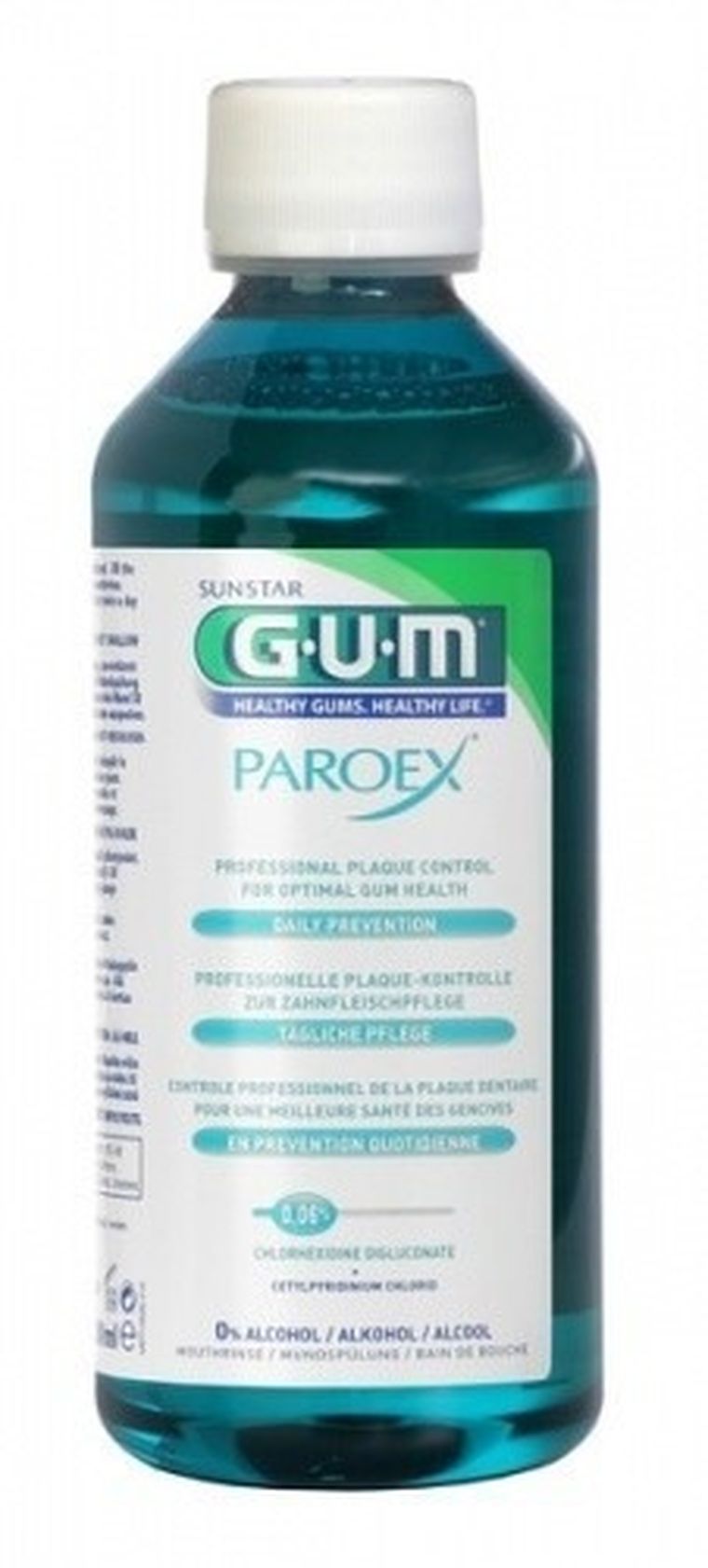 Sunstar, Gum, Paroex 0,06%, płyn do higieny jamu ustnej, 500 ml