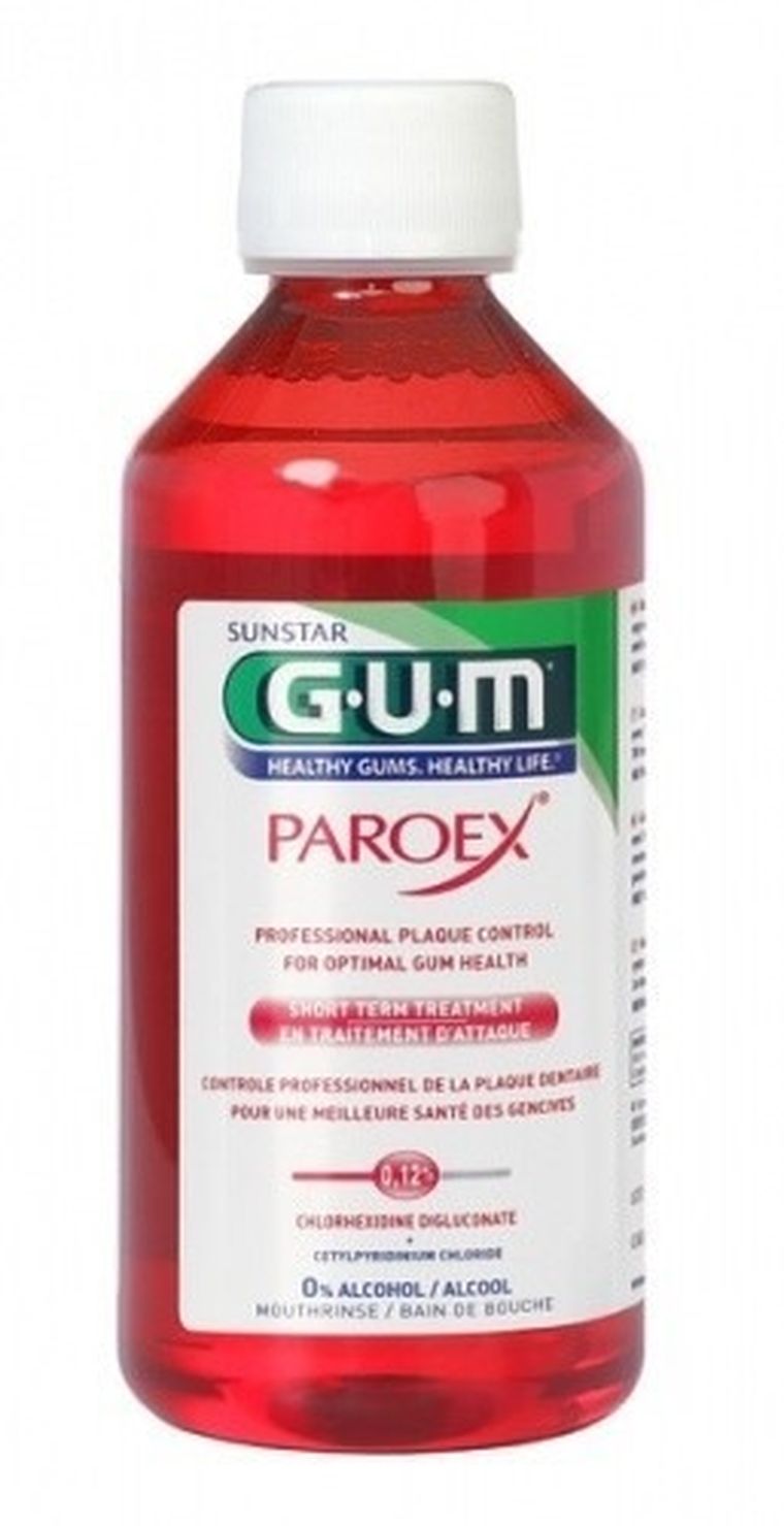 Sunstar, Gum, Paroex 0,12%, płyn do higieny jamy ustnej, 300 ml