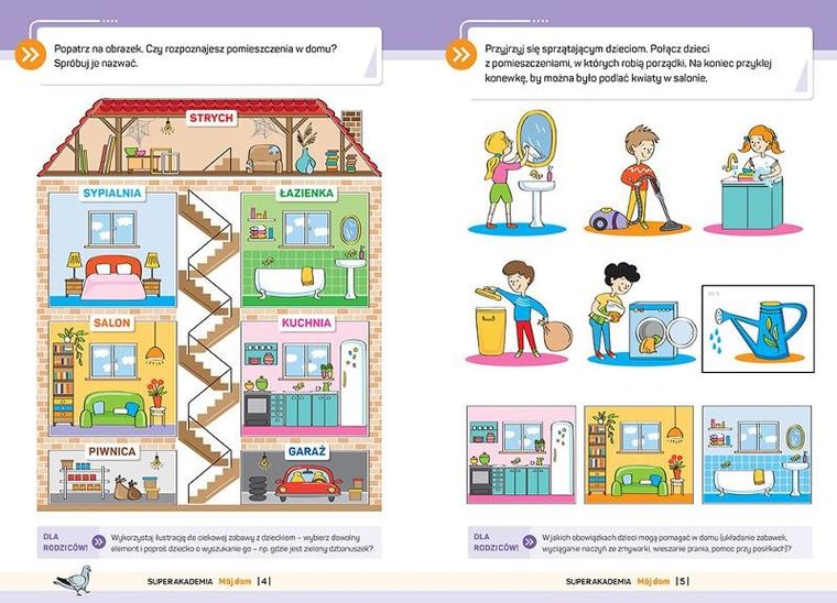 Super akademia 4-latka. Mój dom