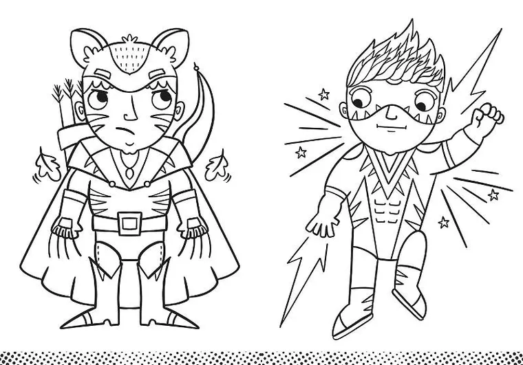 Superbohaterowie. Malowanka dla chłopców