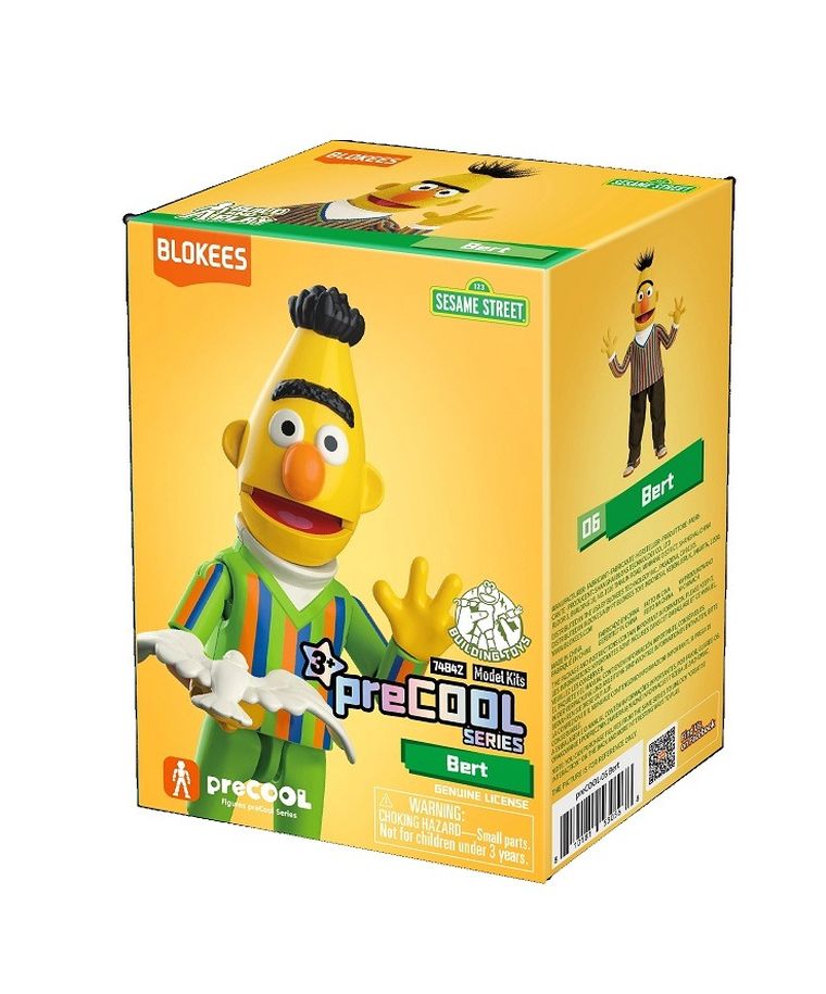 Superbuzz, Blokees, Sesame Street, figurka kolekcjonerska, Bert