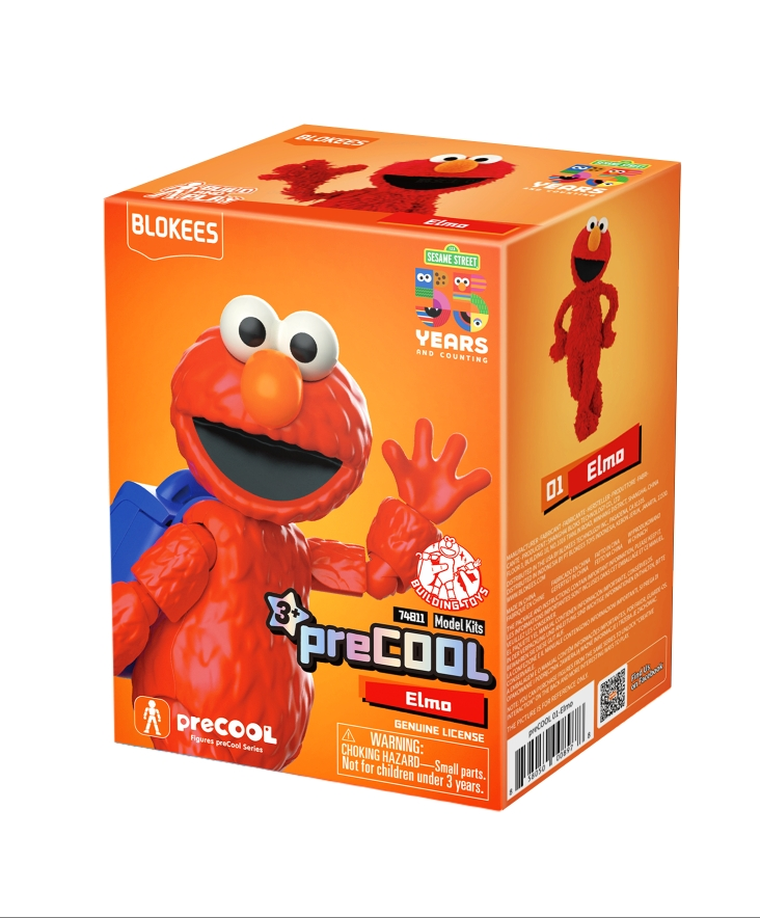 Superbuzz, Blokees, Sesame Street, Precool S2 Figures, Elmo, figurka kolekcjonerska
