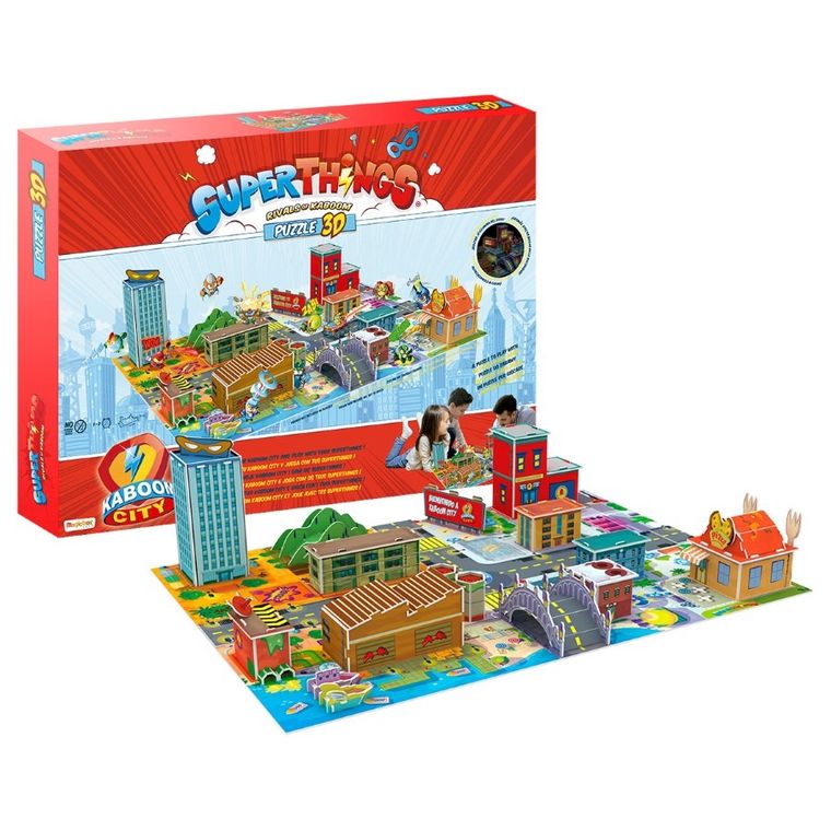 SuperThings 3D, puzzle, Kaboom City