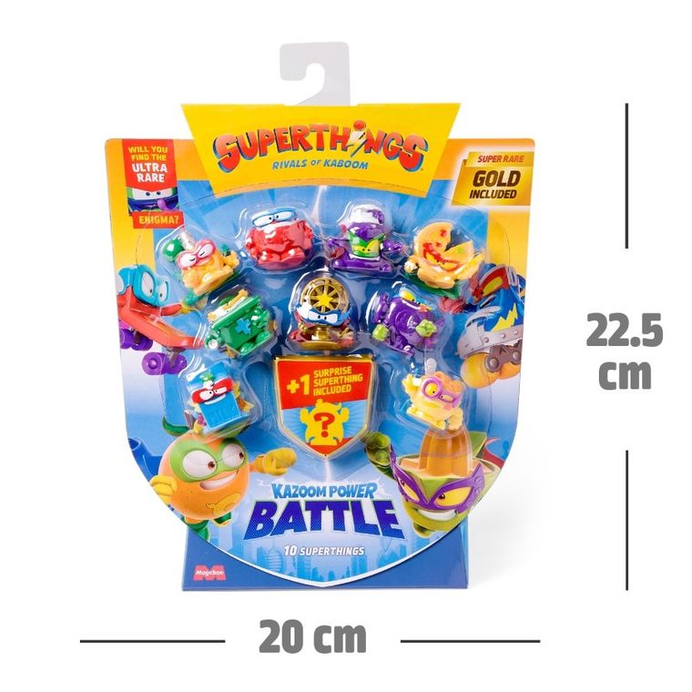 SuperThings, Kazoom Power Battle, zestaw figurek, 10 szt.