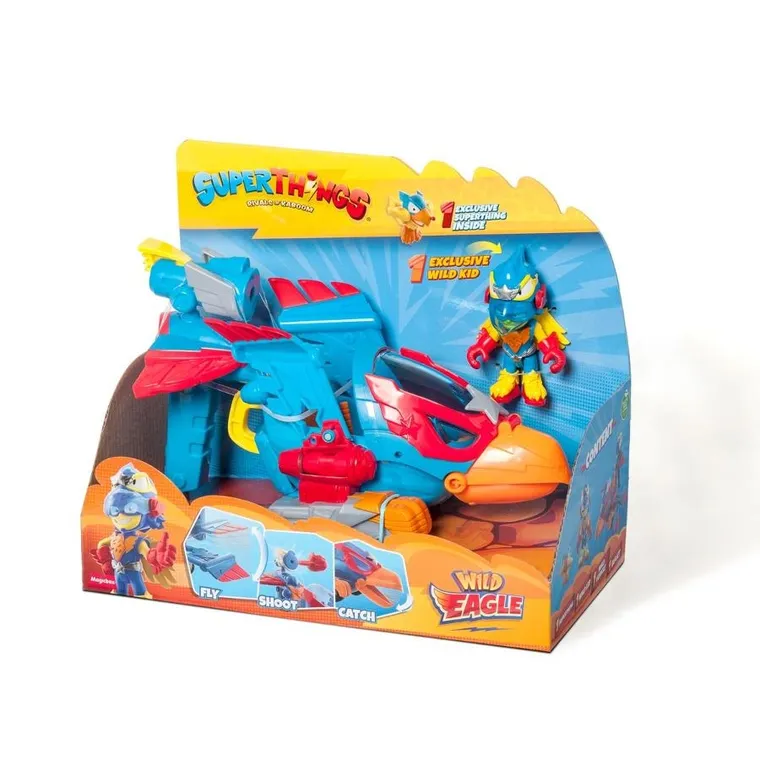 SuperThings, Wild, Eagle Vehicle, figurka
