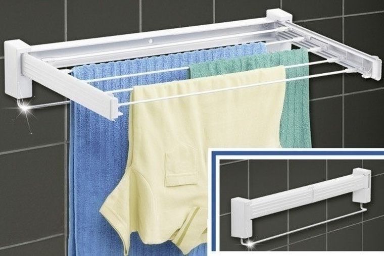 Suszarka na pranie, bieliznę, Butterfly, składana, ścienna