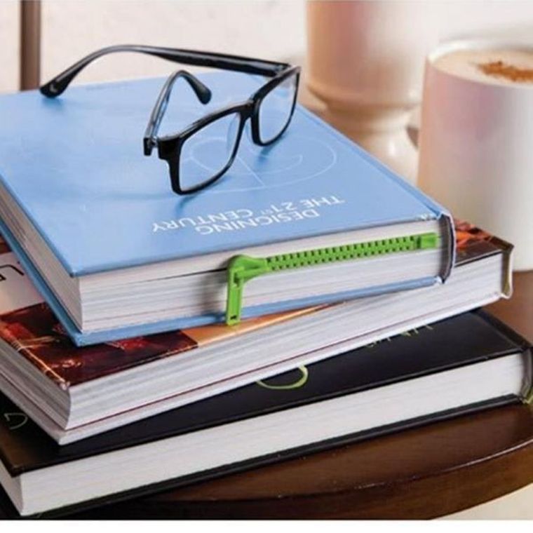 Suwakowa zakładka do książki, zielona