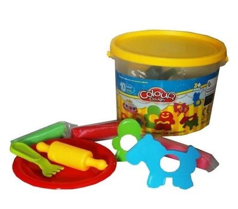 Swede, masa plastyczna, zestaw z akcesoriami, 10 kolorów