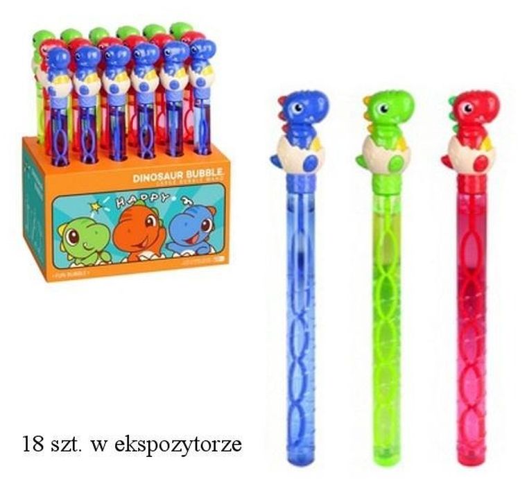 Swede, miecz na bańki mydlane, dinozaury, 1 szt.