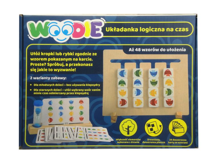 Swede, Woodie, drewniana układanka logiczna na czas