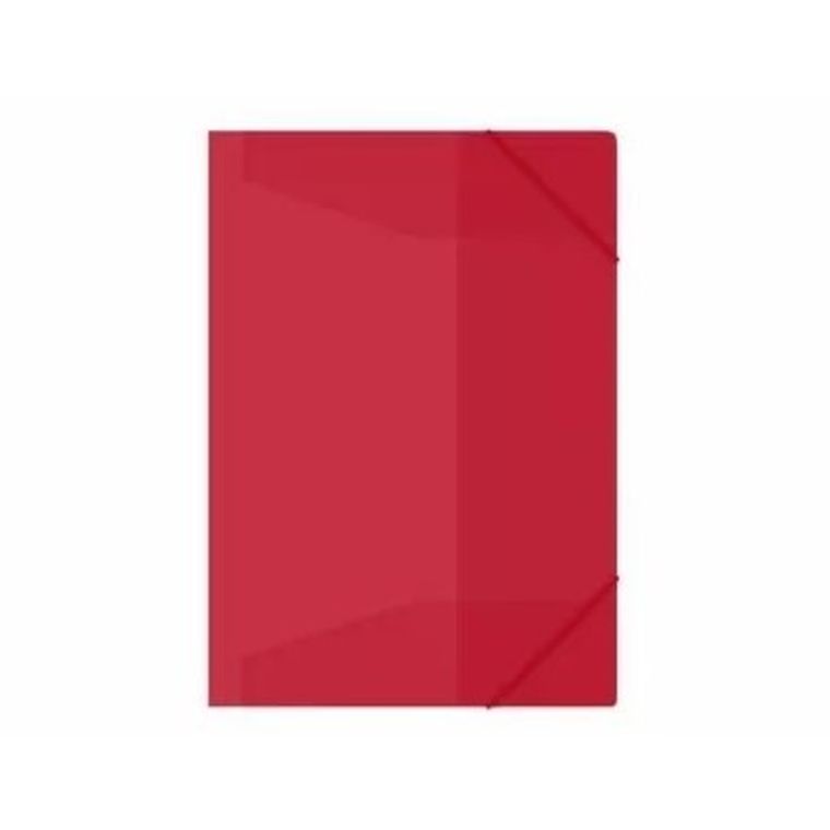 Sweet Colours, teczka z gumką, A4, czerwona, 1 szt.