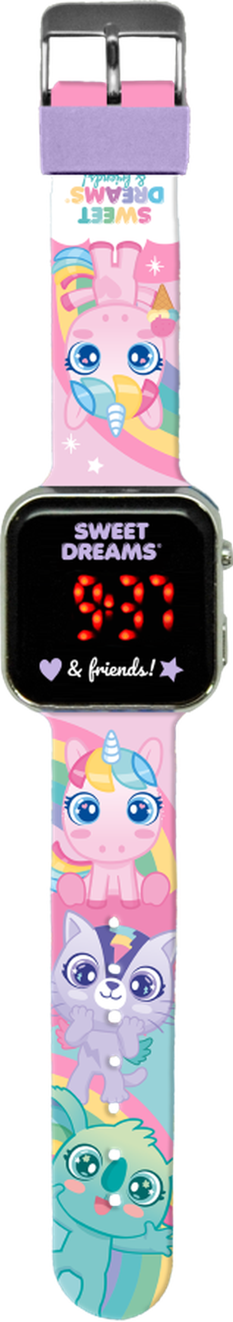 Sweet dreams, zegarek LED z kalendarzem