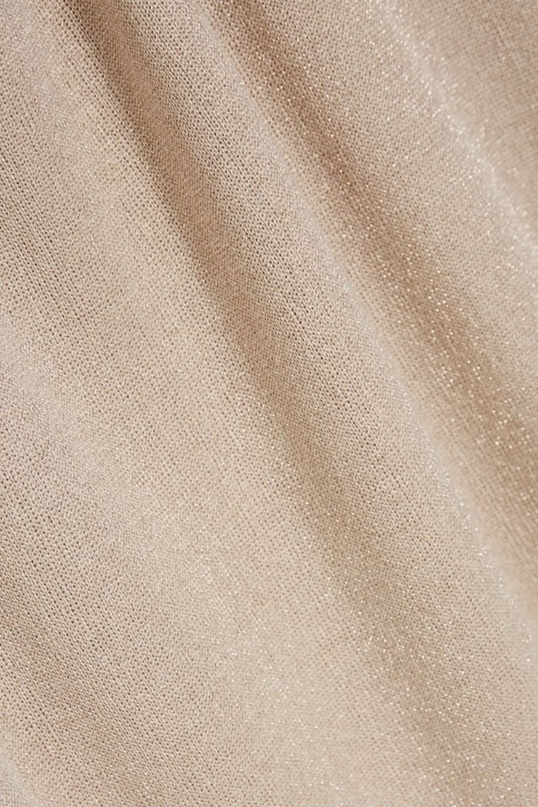 Sweter damski, beżowy, Moodo