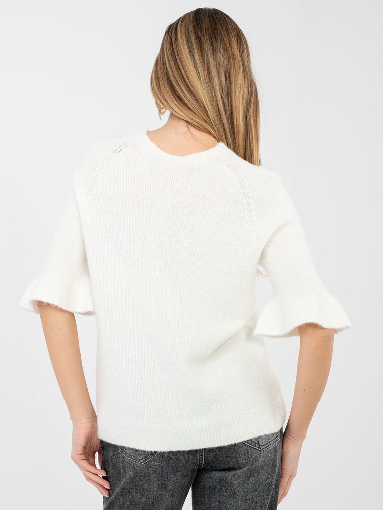 Sweter damski, ecru, Italy Moda