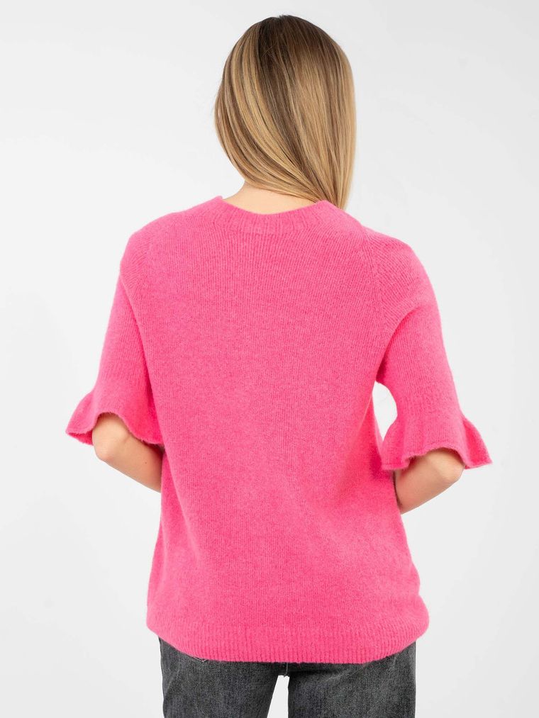 Sweter damski, różowy, Italy Moda