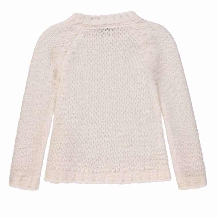 Sweter dziewczęcy, ecru, Marc O'Polo