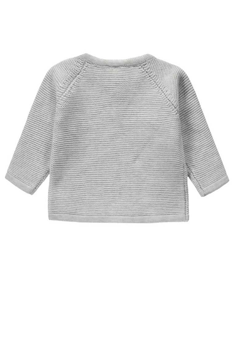 Sweter dziewczęcy, rozpinany, szary, Kanz