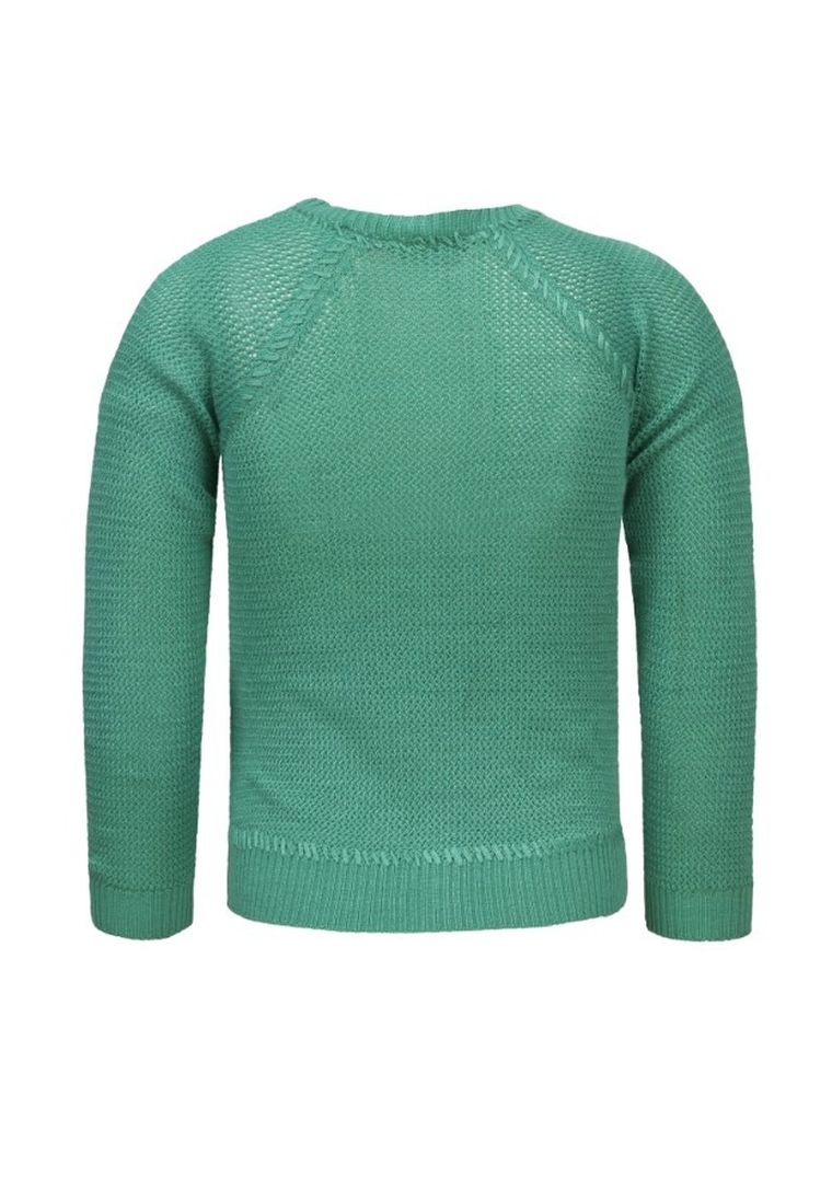 Sweter dziewczęcy, rozpinany, zielony, Lief