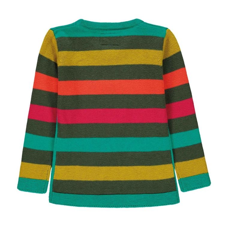 Sweter dziewczęcy, zielony, Kanz