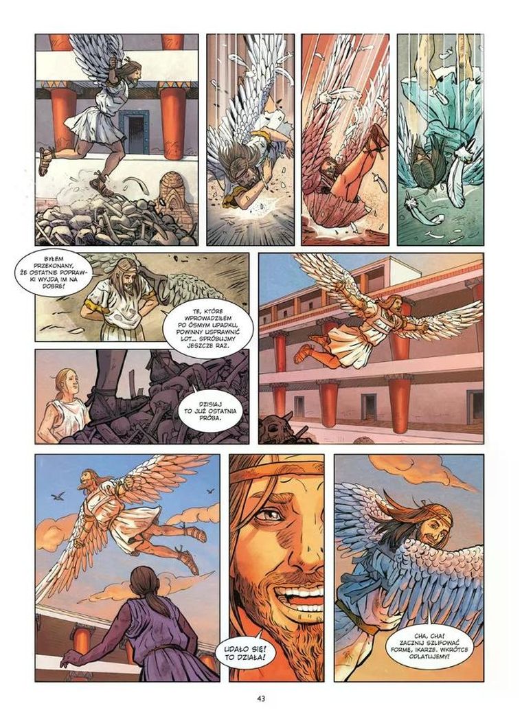 Świat Mitów. Dedal i Ikar