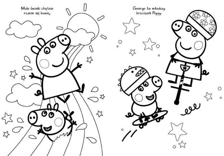 Świnka Peppa. Dodaj kolorów. Ulubione kolory Peppy