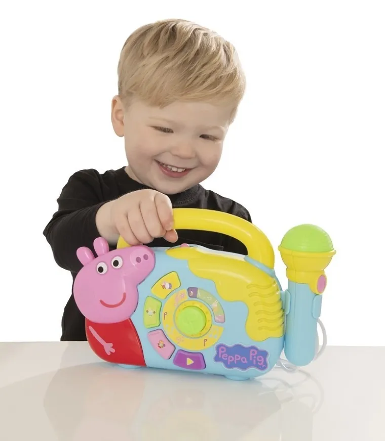 Świnka Peppa, karaoke, interaktywna zabawka muzyczna