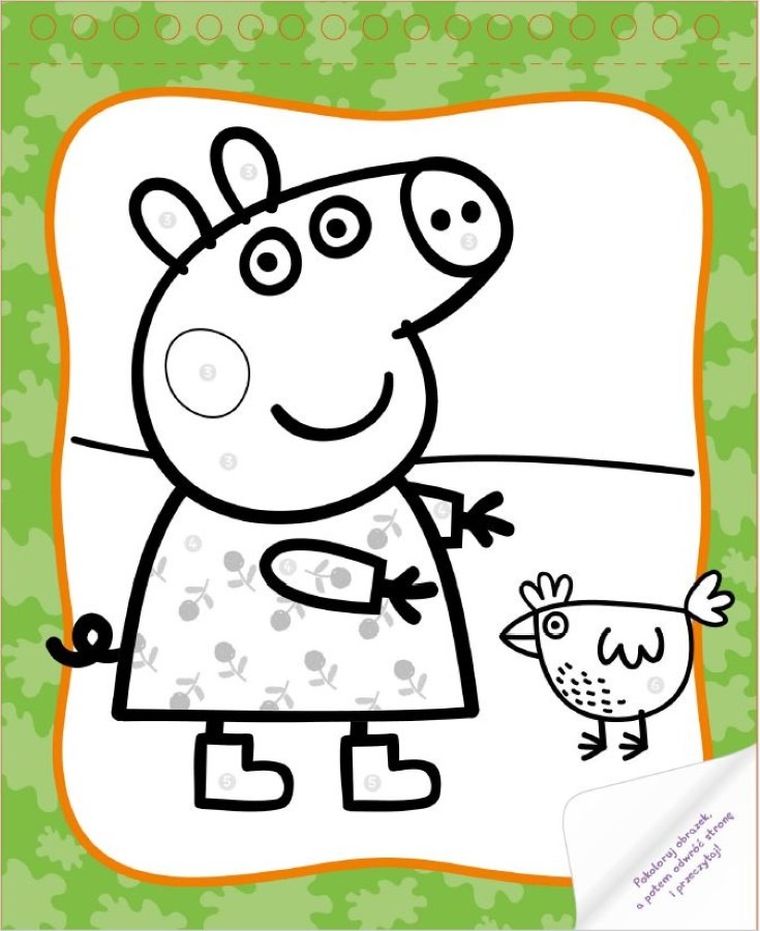 Świnka Peppa. Kochamy przyrodę. Ulubione kolorowanki